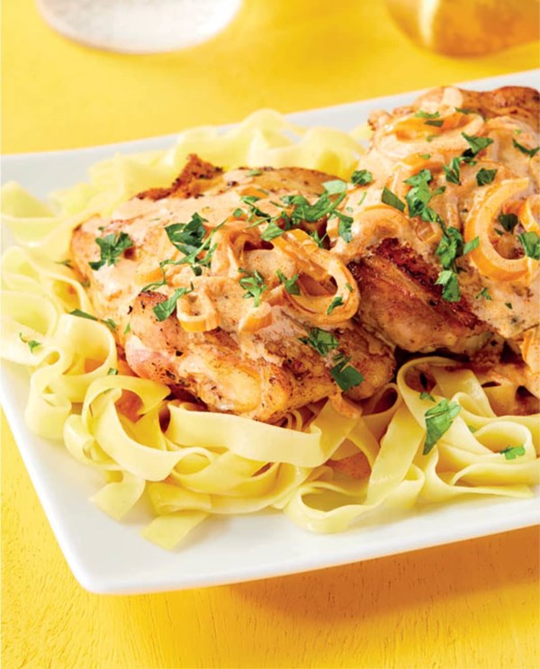 Chicken paprikash