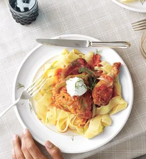 Chicken paprikash