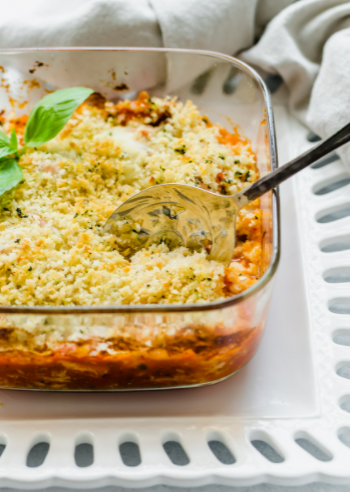 Chicken Parmesan casserole