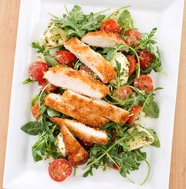 Chicken Parmesan salad