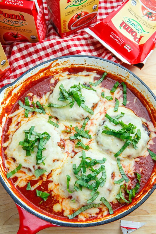 Chicken Parmesan Salisbury steak