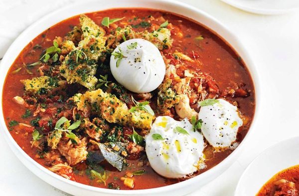 Chicken Parmigiana soup
