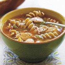 Chicken pasta soup