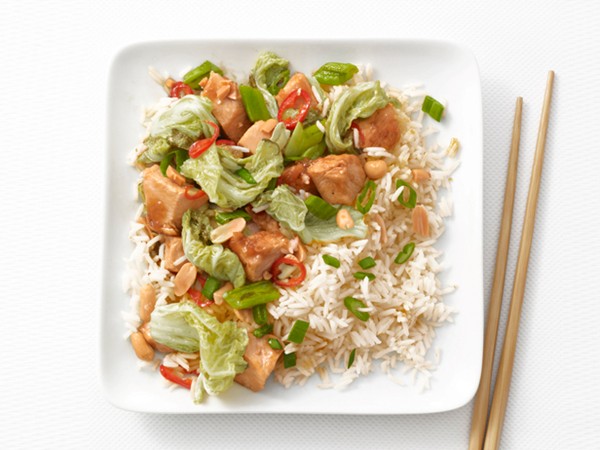 Chicken-peanut stir-fry