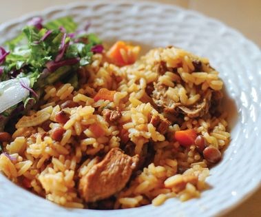 Chicken pelau