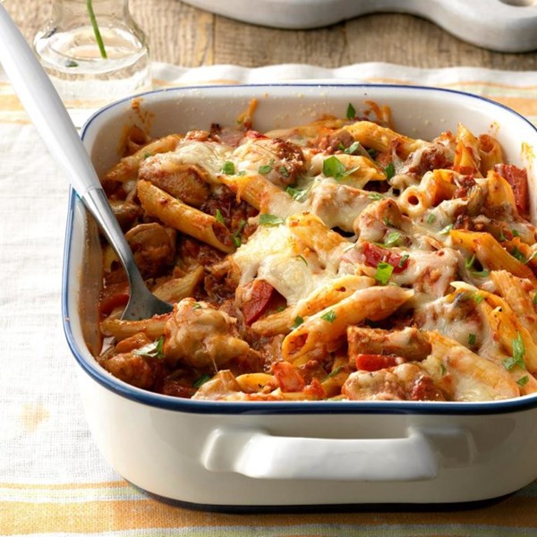 Chicken penne casserole