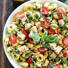 Chicken pesto tortellini
