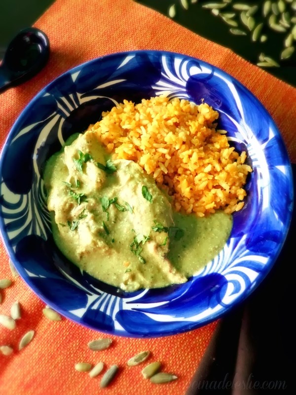 Chicken pipián verde