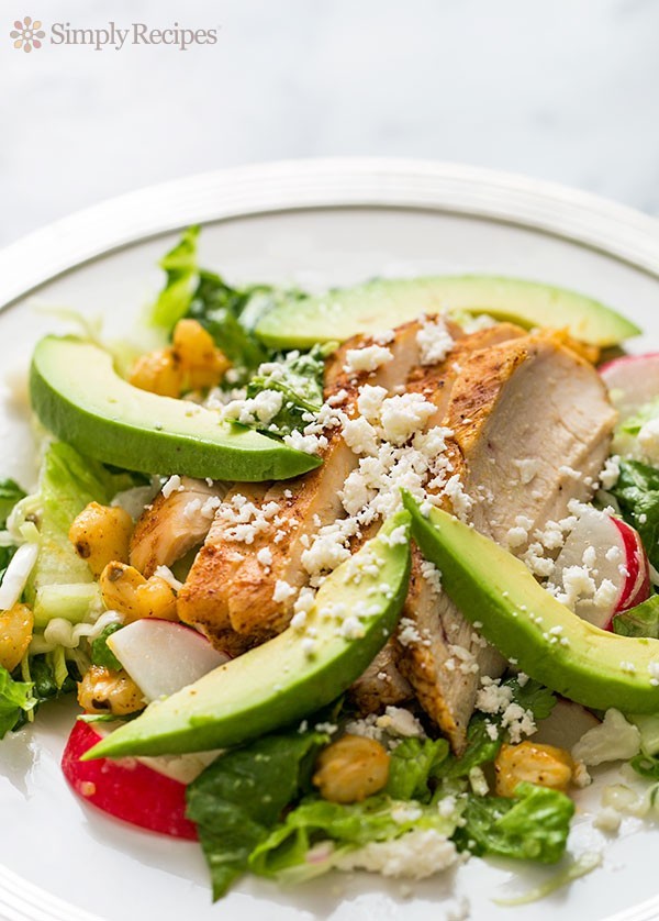 Chicken posole salad