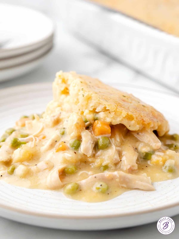 Chicken pot pie cobbler