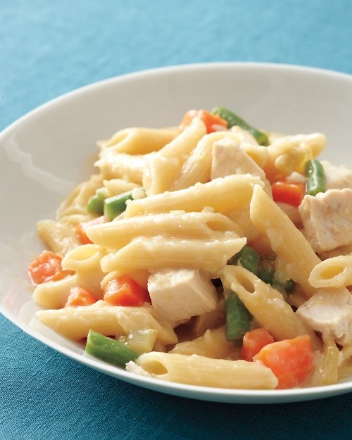 Chicken-pot-pie pasta