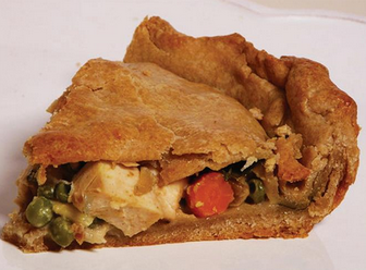 Chicken pot pie with Sag Harbor summer vegetables