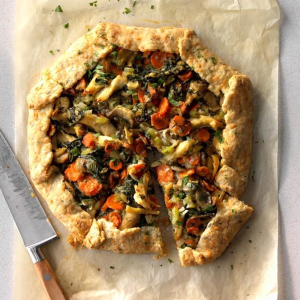 Chicken potpie galette