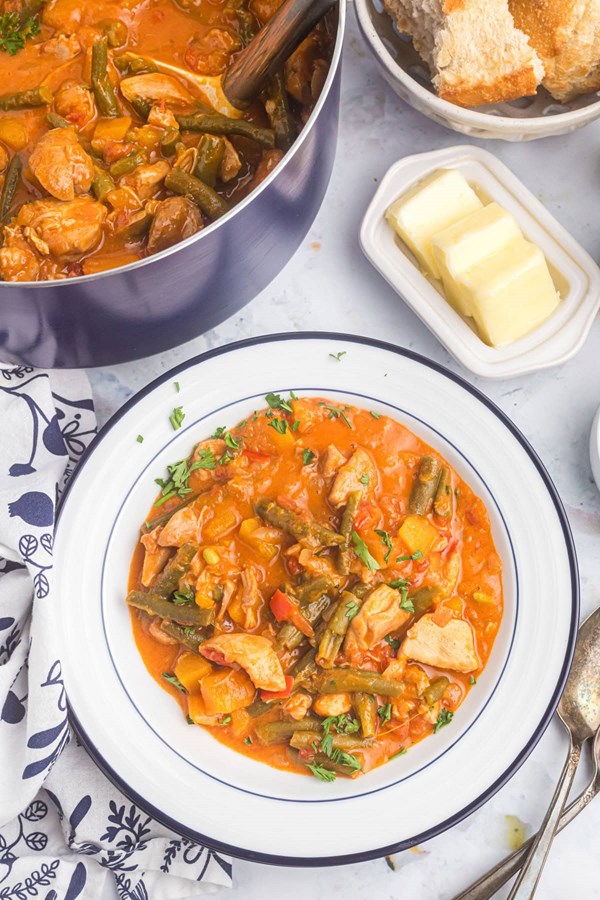Chicken pumpkin stew
