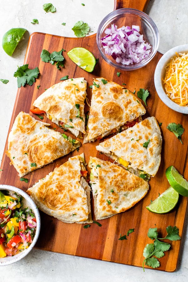 Chicken quesadillas