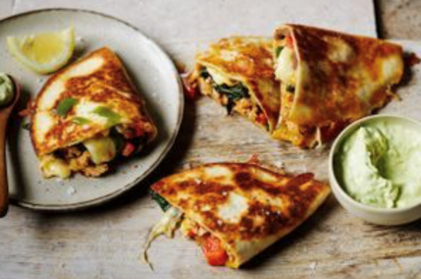 Chicken quesadillas