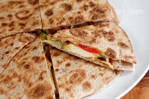 Chicken quesadillas