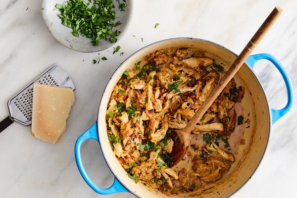 Chicken ragù with fennel