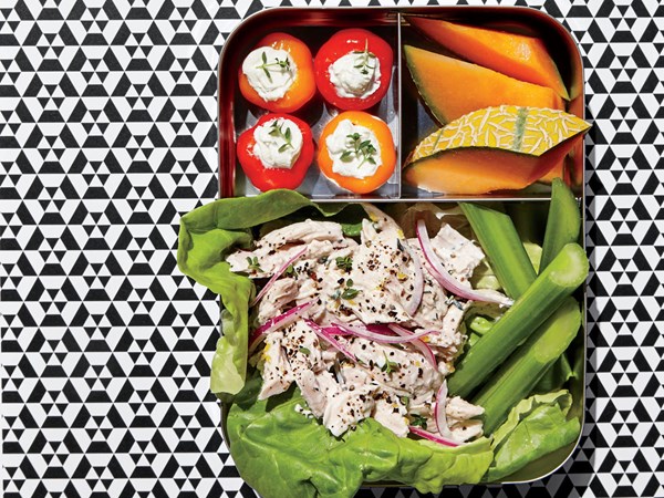 Chicken salad lunch box