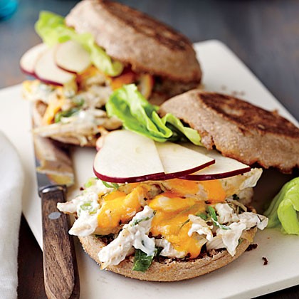Chicken salad melts