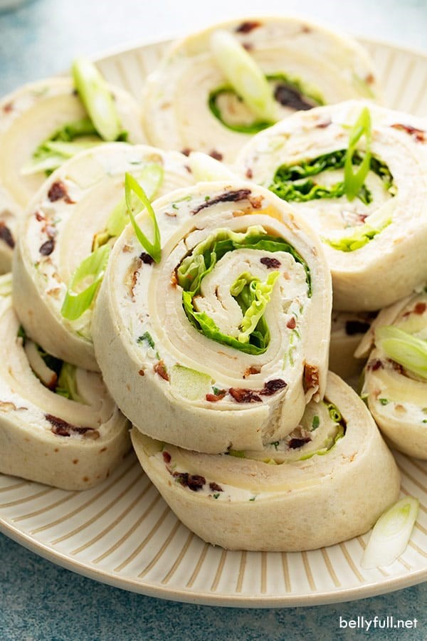 Chicken salad pinwheels