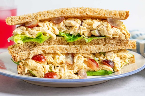 Chicken salad with grapes