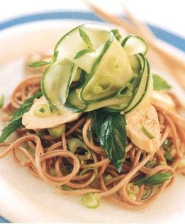 Chicken salad with soba noodles
