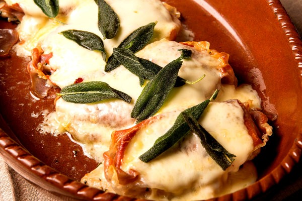 Chicken saltimbocca