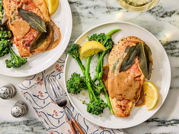 Chicken saltimbocca