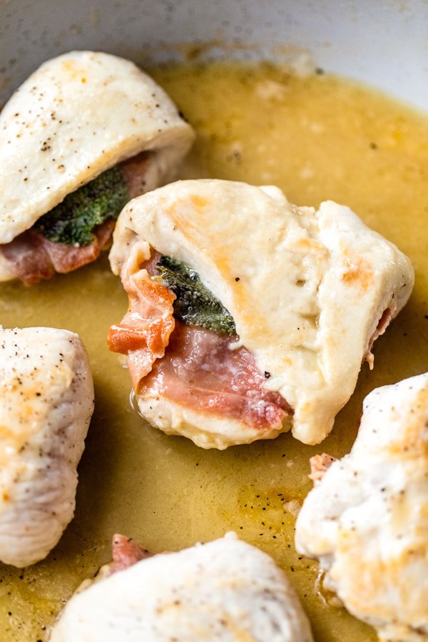 Chicken saltimbocca