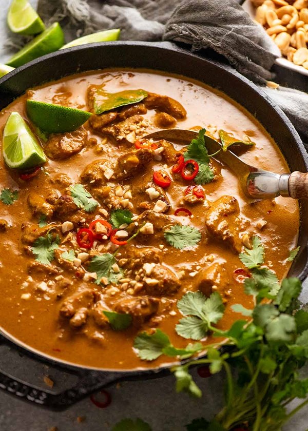 Chicken satay curry 