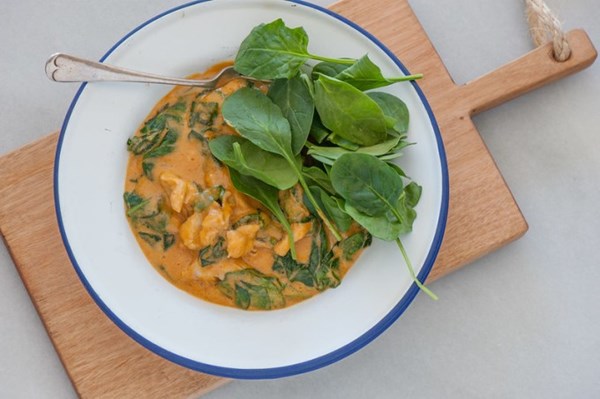 Chicken satay curry