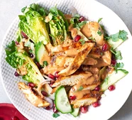 Chicken satay salad