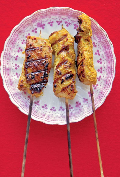Chicken satay (Satay ayam)