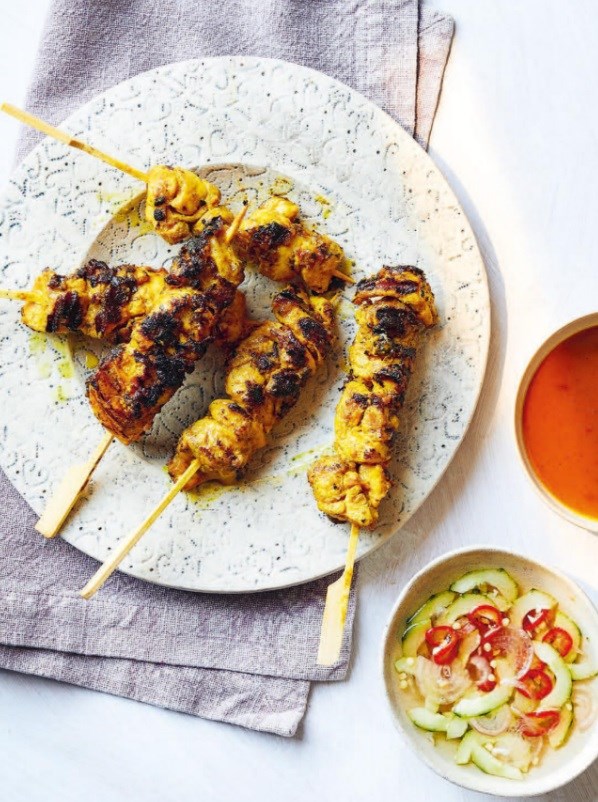 Chicken satay (Satay gai)