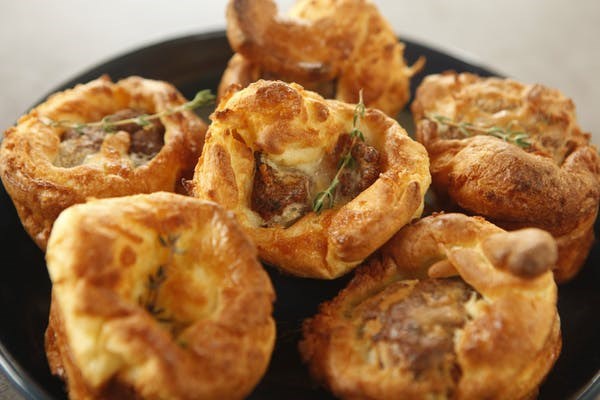 Chicken sausage toad in the holders