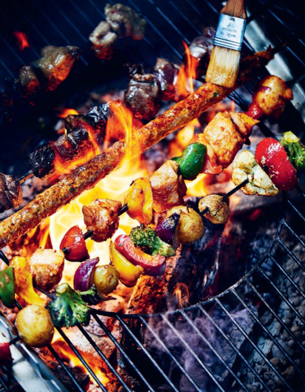 Chicken seekh kebabs