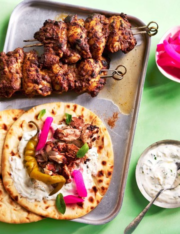 Chicken shawarma with advieh