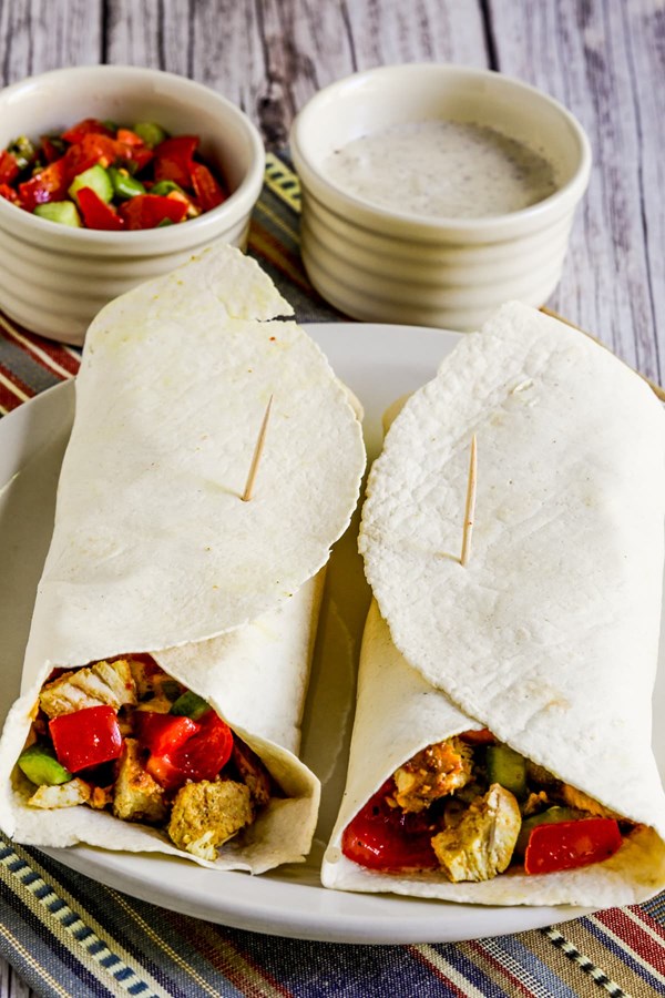 Chicken shawarma wrap
