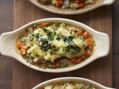 Chicken shepherd's pie with kale mash