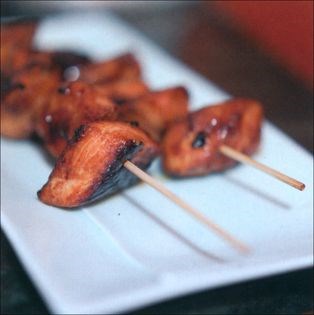 Chicken skewers