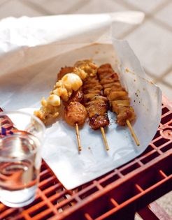 Chicken skewers (Yakitori)