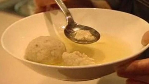 Chicken soup with matzo balls
