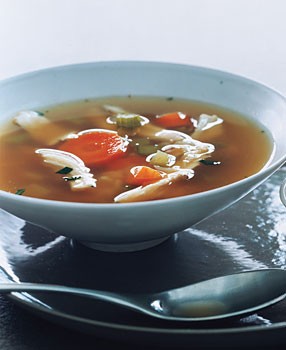 Chicken soup with rice