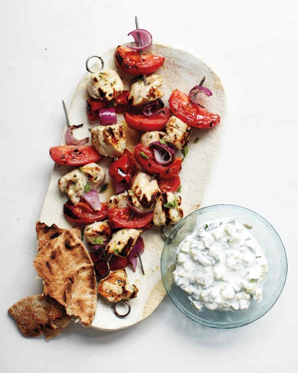 Chicken souvlaki