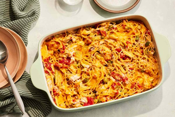 Chicken spaghetti casserole
