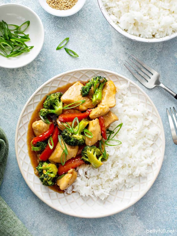 Chicken stir fry