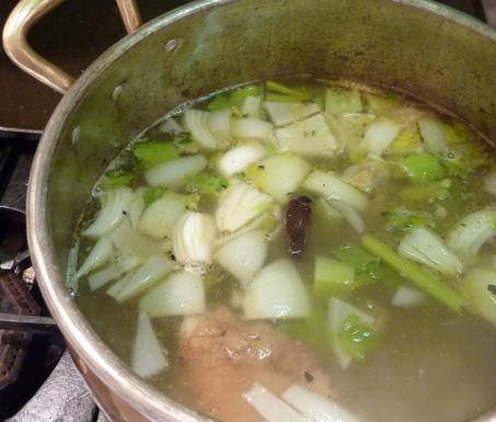 Chicken stock with Mexican twist