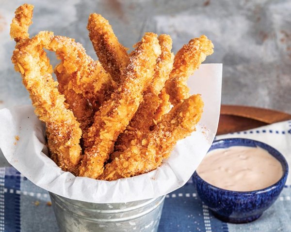 Chicken straws with comeback sauce