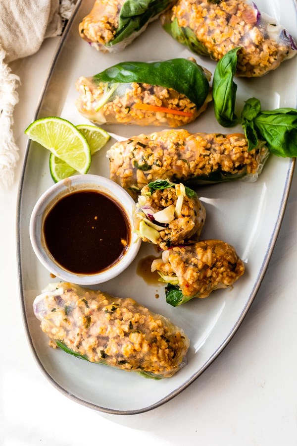 Chicken summer rolls